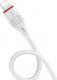 Kabel USB Borofone USB-A - Lightning 1 m Biały (KABAV1252) 2