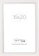 Ramka Focus Focus Twist White 15x20 2