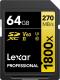 Karta Lexar Professional 1800x SDXC 64 GB Class 10 UHS-II/U3 V60 (LSD1800064G-BNNNG) 1