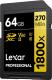 Karta Lexar Professional 1800x SDXC 64 GB Class 10 UHS-II/U3 V60 (LSD1800064G-BNNNG) 1
