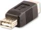 Adapter USB Lindy USB - USB-B Czarny  (71228) 1