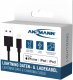 Kabel USB Ansmann USB-A - Lightning 1 m Czarny (1700-0131) 5