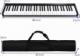 Costway Przenośne cyfrowe pianino 61 klawiszy 88,5 x 18 x 6,5 cm 3