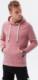 Ombre Bluza męska z kapturem B1147 - różowa S 1