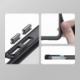 Hurtel Outer Space Case etui do iPhone 13 Pro Max sztywny pokrowiec z żelową ramką niebieski 4