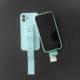 Hurtel Rope Case silikonowe etui ze smyczą torebka smycz pasek do Samsung Galaxy S22 granatowy 1