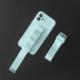 Hurtel Rope Case silikonowe etui ze smyczą torebka smycz pasek do Samsung Galaxy S22 granatowy 8