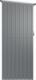 vidaXL vidaXL Szopa ogrodowa na rowery, szara, 180,5x97x209,5 cm, stal 4