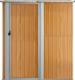 vidaXL vidaXL Szopa ogrodowa na rowery, brązowa, 180,5x97x209,5 cm, stal 2