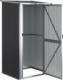 vidaXL vidaXL Szopa ogrodowa, antracyt, 118,5x97x209,5 cm, stal galwanizowana 3