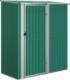vidaXL vidaXL Szopa ogrodowa na rowery, zielona, 180,5x97x209,5 cm, stal 1
