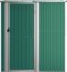 vidaXL vidaXL Szopa ogrodowa na rowery, zielona, 180,5x97x209,5 cm, stal 2