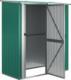 vidaXL vidaXL Szopa ogrodowa na rowery, zielona, 180,5x97x209,5 cm, stal 3