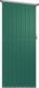 vidaXL vidaXL Szopa ogrodowa na rowery, zielona, 180,5x97x209,5 cm, stal 4
