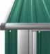 vidaXL vidaXL Szopa ogrodowa na rowery, zielona, 180,5x97x209,5 cm, stal 5
