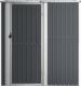 vidaXL vidaXL Szopa ogrodowa na rowery, antracytowa, 180,5x97x209,5 cm, stal 2