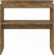 vidaXL Stolik konsolowy, przydymiony dąb, 80x30x80 cm 3