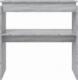 vidaXL Stolik konsolowy, szary dąb sonoma, 80x30x80 cm 3