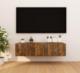 vidaXL vidaXL Wiszące szafki TV, 4 szt., przydymiony dąb, 30,5x30x30 cm 3
