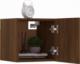vidaXL vidaXL Wiszące szafki TV, 2 szt., brązowy dąb, 30,5x30x30 cm 6