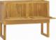 vidaXL vidaXL Szafka łazienkowa, 90x45x75 cm, lite drewno tekowe 1