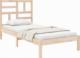 vidaXL Rama łóżka, lite drewno, 90x200 cm 3