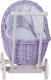 WickerPL LILI WIKLINOWY WÓZEK W KOLORZE Lavendowym Z POŚCIELĄ 55X30 H45 CM 10