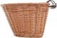 WickerPL Wiklinowy Kosz Rowerowy + 2 Paski Skórzane 42x36 H24 cm 5