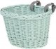 WickerPL akcesoria rowerowe Kosz na rower dziecięcy w kolorze miętowym 27x22 H17 cm 5