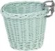 WickerPL akcesoria rowerowe Kosz na rower dziecięcy w kolorze miętowym 27x22 H17 cm 8
