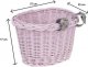 WickerPL AKCESORIA ROWEROWE KOSZ NA ROWER DZIECIĘCY W KOLORZE RÓŻOWYM 27X22 H17 CM 2