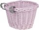 WickerPL AKCESORIA ROWEROWE KOSZ NA ROWER DZIECIĘCY W KOLORZE RÓŻOWYM 27X22 H17 CM 4