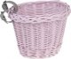 WickerPL AKCESORIA ROWEROWE KOSZ NA ROWER DZIECIĘCY W KOLORZE RÓŻOWYM 27X22 H17 CM 5