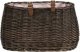 WickerPL AKCESORIA ROWEROWE KOSZ NA ROWER Z PASKAMI SKÓRZANYMI I OBSZYCIEM 35X17 H19 CM 5