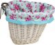 WickerPL AKCESORIA ROWEROWE KOSZ NA ROWER Z PASKAMI SKÓRZANYMI I OBSZYCIEM 35X30 H23 CM 5