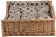 WickerPL BONNIE PROSTOKĄTNE LUKSUSOWE WIKLINOWE LEGOWISKO DLA PSA KANAPA DLA ZWIERZĄT 80X50 H10/19 CM 3
