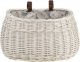 WickerPL AKCESORIA ROWEROWE KOSZ NA ROWER Z WIKLINY OBSZYTY  35x17 H19 cm 1