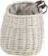 WickerPL AKCESORIA ROWEROWE KOSZ NA ROWER Z WIKLINY OBSZYTY  35x17 H19 cm 3