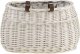 WickerPL AKCESORIA ROWEROWE KOSZ NA ROWER Z WIKLINY OBSZYTY  35x17 H19 cm 4