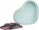 WickerPL DECOR WIKLINOWA TACA W KSZTAŁCIE SERCA W KOLORZE Miętowym Z PODUSZKĄ 38X28 H12 CM 11