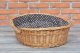 WickerPL Poppy OWALNE WIKLINOWE LEGOWISKO DLA ZWIERZĄT KOSZ DLA PSA 60X43 H16 / ROZMIAR WEWNĘTRZNY 45X31 H14 CM 9