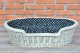 WickerPL POPPY WIKLINOWE OWALNE LEGOWISKO DLA ZWIERZĄT KOSZ DLA PSA 60X43 H16 / ROZMIAR WEWNĘTRZNY 45X31 H14 CM 8