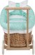 WickerPL LUNA WÓZEK WIKLINOWY DLA LALEK Z OBSZYCIEM miętowym 50X30 H45 CM 8