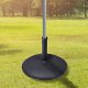 Ambiance Podstawa betonowa do parasola ogrodowego ciężka czarny stojak na parasol 25 kg 50 cm 4