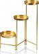 Affek Design SWEN GOLD Kwietnik h60x19cm,h40x19cm,h19.5x19cm 1