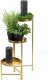 Affek Design SWEN GOLD Kwietnik h60x19cm,h40x19cm,h19.5x19cm 1