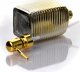 Dozownik do mydła Bathlab TESSA GOLD Dozownik h19x7.8cm 1