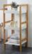 Bathroom Solutions Regał łazienkowy, BAMBUSOWY, 3-poziomowy, półka, szafka bambusowa na kosmetyki, akcesoria 1