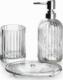 Bathlab ARI Komplet Łazienkowy 400ml srebrna pompka 1
