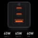 Ładowarka Baseus GaN3 1x USB-A 2x USB-C 1.5 A (BSU3480BLK) 15
